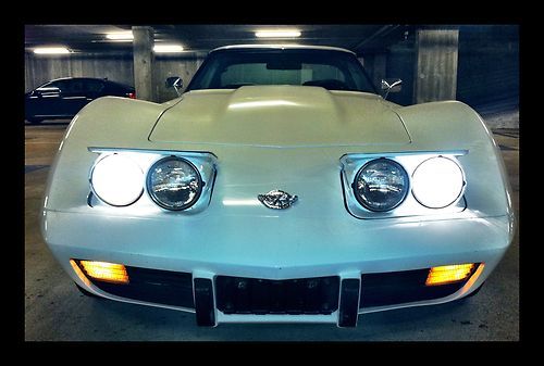 **super clean 25th anniversary 1978 corvette t-top**1z87l85406784