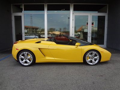 2008 lamborghini gallardo spider e-gear loaded 4k miles