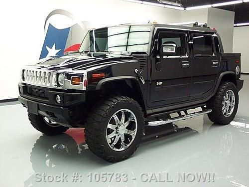 2007 hummer h2 sut 4x4 leather sunroof 22' wheels 54k texas direct auto