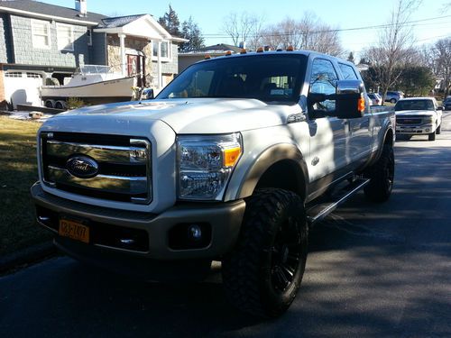 2011 ford f-250 super duty king ranch crew cab pickup fx4 4-door 6.7l 4x4 diesel