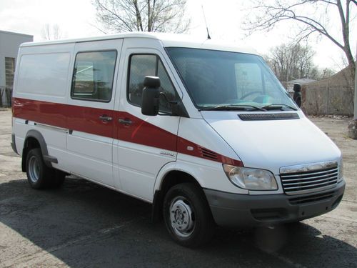 Dodge sprinter 3500 cargo van!!! one owner!!! dual tires!!! double sliding doors