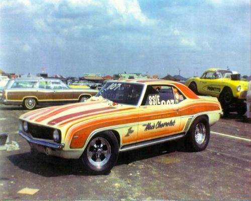 1969 chevy camaro mac's chevrolet sponsored nhra ss class vintage racer