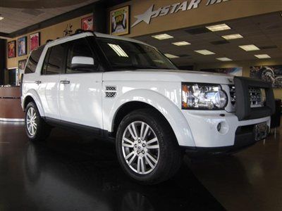 2012 land rover lr4 hse white navigation back up camera