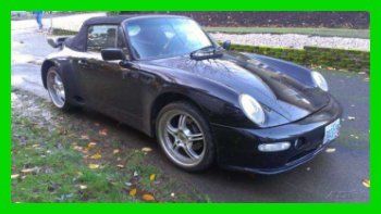 1991 porsche 911 carrera 3.6l h6 24v convertible leather cd