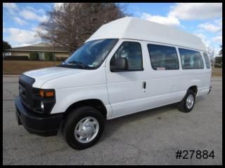 '11 e150 high top handicap 7 passenger van handi-cap wheelchair lift we finance