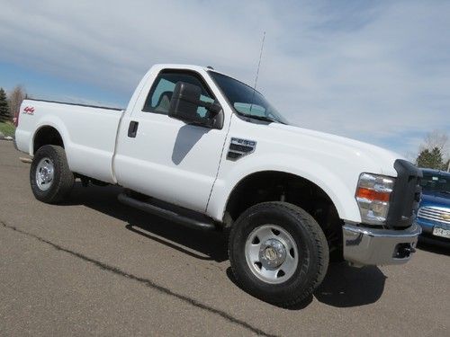 2008 ford f-250 regular standard cab long bed 5.4 v8 1 owner fleet automatic