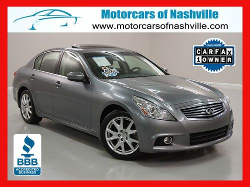 7-days *no reserve* '10 g37 x s auto navi 325hp full loaded warranty carfax