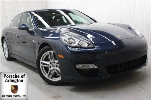 2010 porsche panamera turbo one owner navigation park assist blue