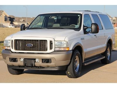 2004 ford excursion limited diesel 2wd,rust free,clean tx title