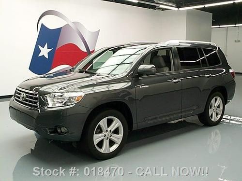 2010 toyota highlander ltd 4x4 sunroof nav rear cam 20k texas direct auto