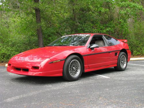 1987 pontiac fiero gt coupe 2-door 2.8l