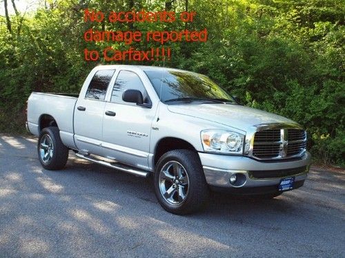 Silver quad cab hemi 4x4 4wd automatic 20's