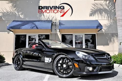 2009 mercedes sl65 amg renntech! blk/red! rare! 695hp!!