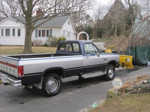 1991 dodge w250 cummins diesel standard cab pickup 2-door 5.9l le