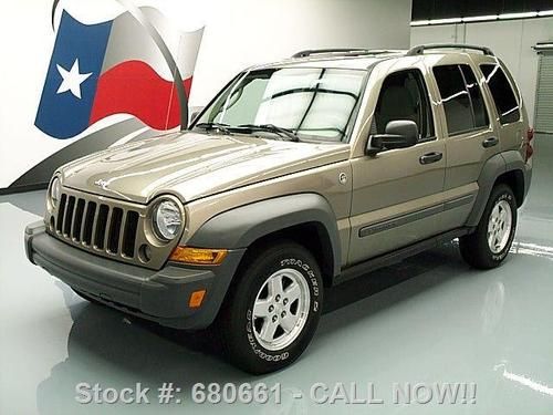 2005 jeep liberty sport diesel 4x4 auto sunroof 73k mi texas direct auto