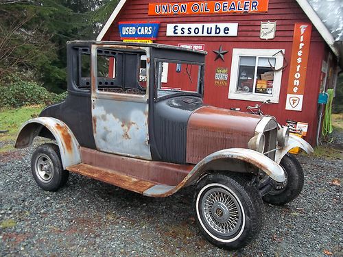 1926 1927 ford model t coupe ,hot rod, rat rod project body in really good shape