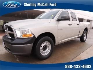 2010 dodge ram 1500 2wd quad cab 140.5" st full size truck with 20 mpg!!