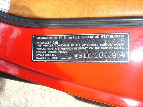 1977 Porsche 911 S Coupe 2-Door 2.7L, image 21