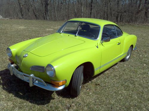 1971 volkswagen karmann ghia california car with 110k miles