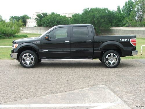 2011 f150 super crew 4x4 xlt tx ed 3.5l ecoboost 20" chrome wheels immaculate