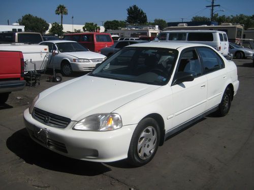 1999 honda civic value package sedan 4-door 1.6l, no reserve
