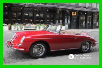 1960 porsche 356b super roadster rare matching numbers original color