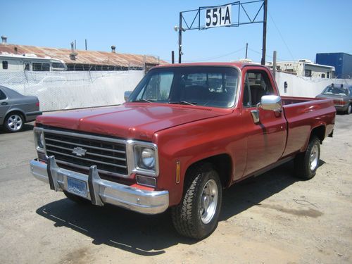 1976 chevy pick up, no reserve