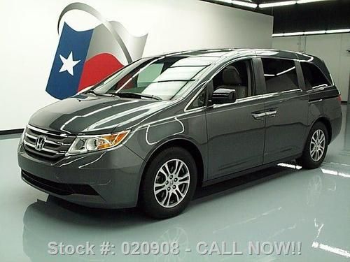 2011 honda odyssey ex-l 8-pass sunroof dvd rear cam 33k texas direct auto