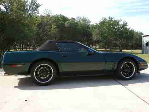 1994 Chevrolet Corvette Convertible 6-speed manual Green w/Black Top, US $10,995.00, image 8