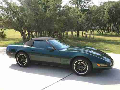 1994 Chevrolet Corvette Convertible 6-speed manual Green w/Black Top, US $10,995.00, image 9