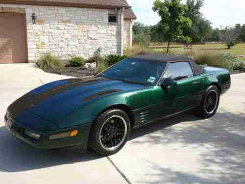 1994 Chevrolet Corvette Convertible 6-speed manual Green w/Black Top, US $10,995.00, image 10