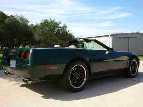 1994 Chevrolet Corvette Convertible 6-speed manual Green w/Black Top, US $10,995.00, image 11
