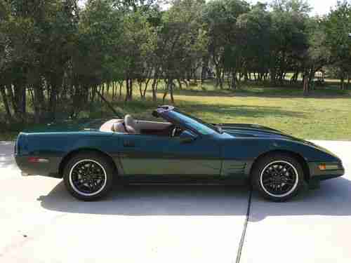 1994 Chevrolet Corvette Convertible 6-speed manual Green w/Black Top, US $10,995.00, image 12