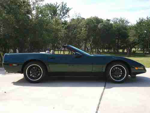 1994 Chevrolet Corvette Convertible 6-speed manual Green w/Black Top, US $10,995.00, image 15