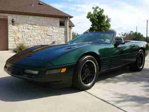 1994 Chevrolet Corvette Convertible 6-speed manual Green w/Black Top, US $10,995.00, image 17