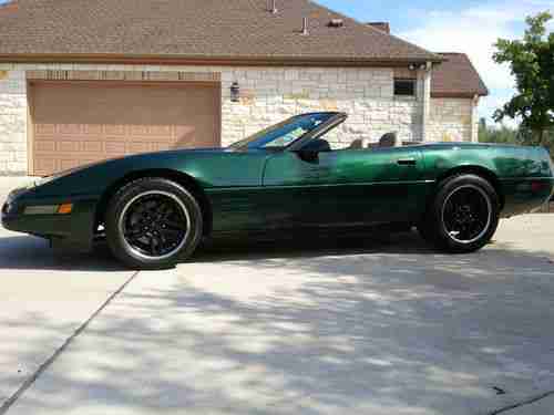 1994 Chevrolet Corvette Convertible 6-speed manual Green w/Black Top, US $10,995.00, image 18