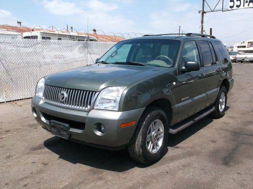 2002 mercury mountaineer, no reserve