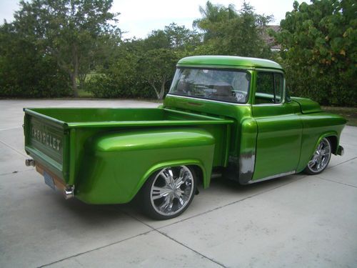 1957 chevy big back window step-side truck - no reserve