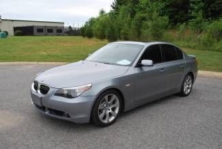 2005 bmw 545i sport grey gps nav only 38k miles like new in and out low reserve