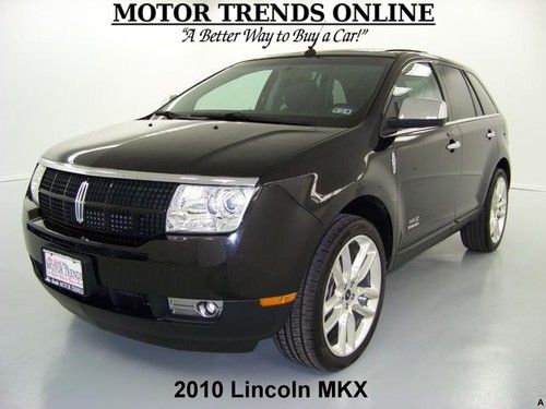 Limited pano roof navigation dual dvd htd ac seats chromes 2010 lincoln mkx 32k