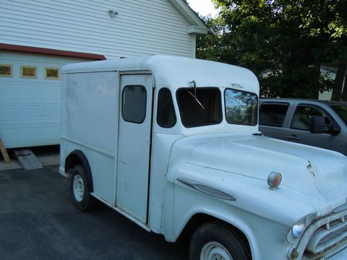 1957 chevy milk truck, 1/2 ton short wheelbase, other pickups, rarer than cameo