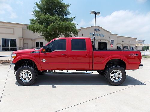 2013 ford f-250 crewcab lariat 4x4 6" lift custom truck