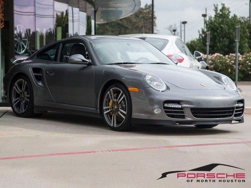 2011 porsche 911 turbo s coupe pdk 19 wheels nav bose meteor grey metallic