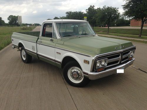 1971 gmc c2500, 3/4 ton, big block, factory a/c, 112k original miles