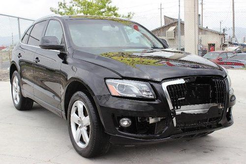 2010 audi q5 3.2 quattro premium damaged salvage runs! economical low miles l@@k