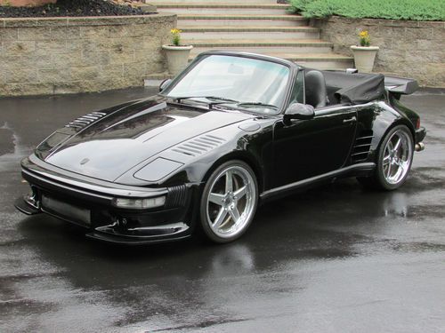 *** 1986 porsche 911 m491 turbo look slantnose cabriolet - 50 k miles ***