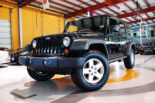 09 jeep wrangler unlimited rubicon soft top 4x4 auto cruise nav alloys 1-owner