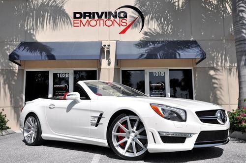 2013 mercedes sl65 amg renntech! white/red! 735hp! rare