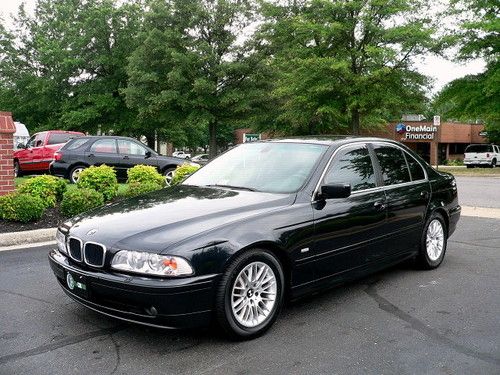 2001 bmw 530i - just traded! rare 5 speed! leather! very nice! $99 no reserve!