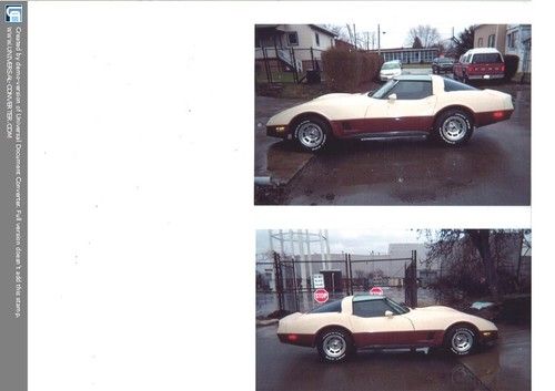 1981 chevrolet corvette base coupe 2-door 5.7l